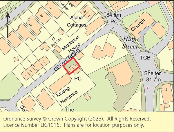 Lot: 8 - FORMER PUBLIC TOILETS WITH PLANNING FOR CONVERSION -